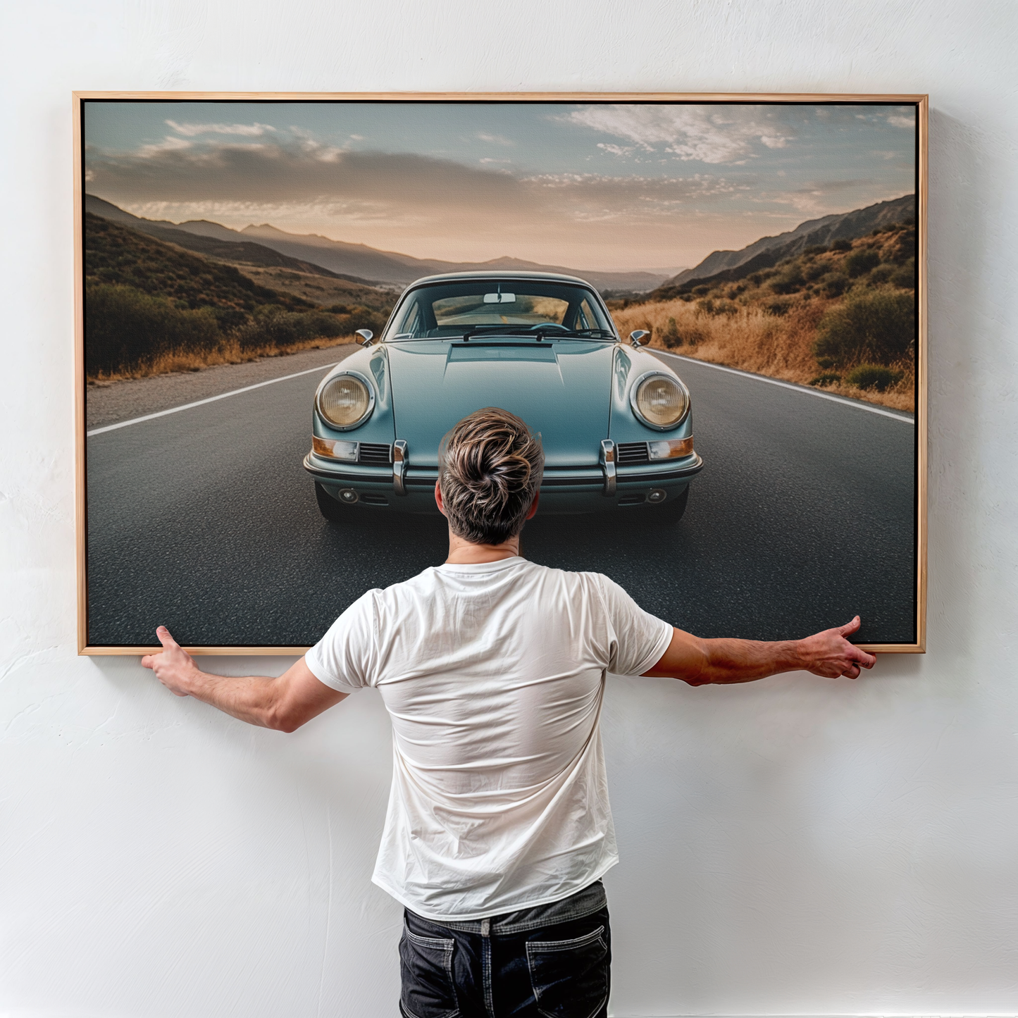 PORSCHE CAR WALL ART