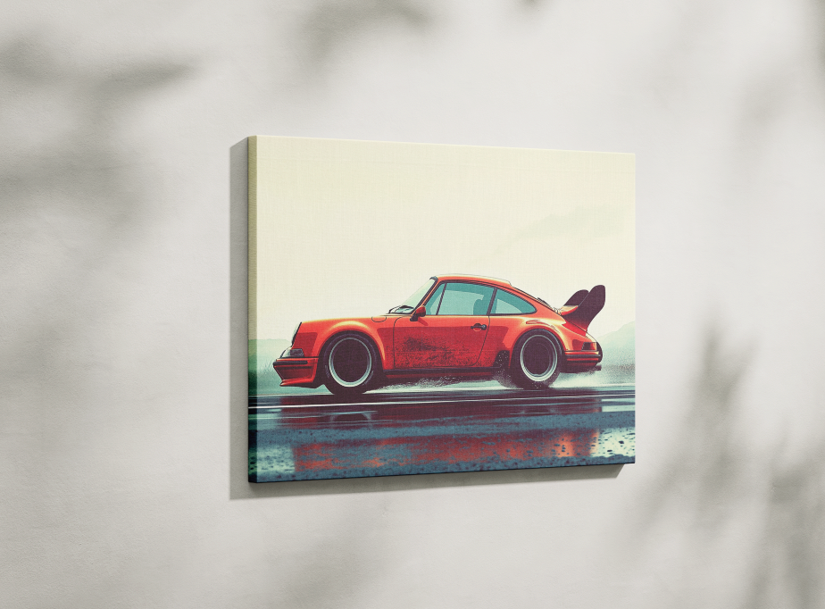 PORSCHE CAR WALL ART