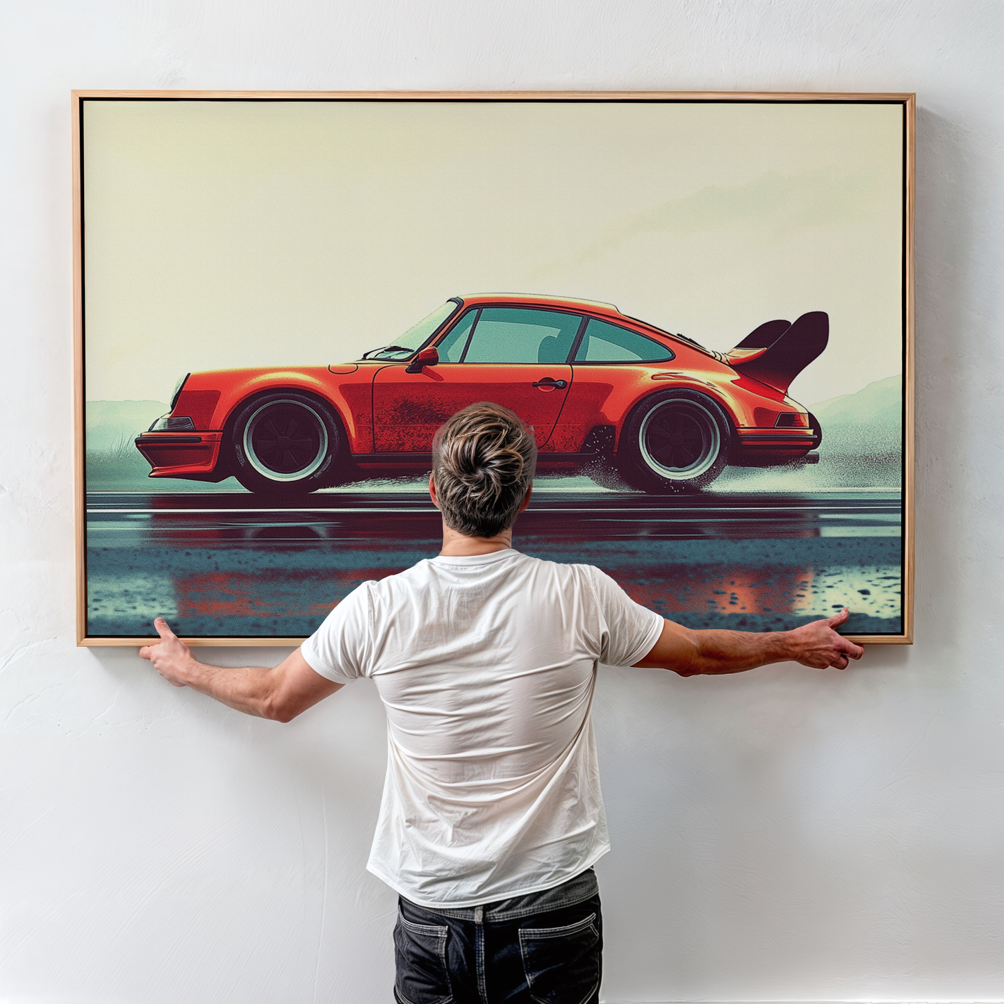 PORSCHE CAR WALL ART