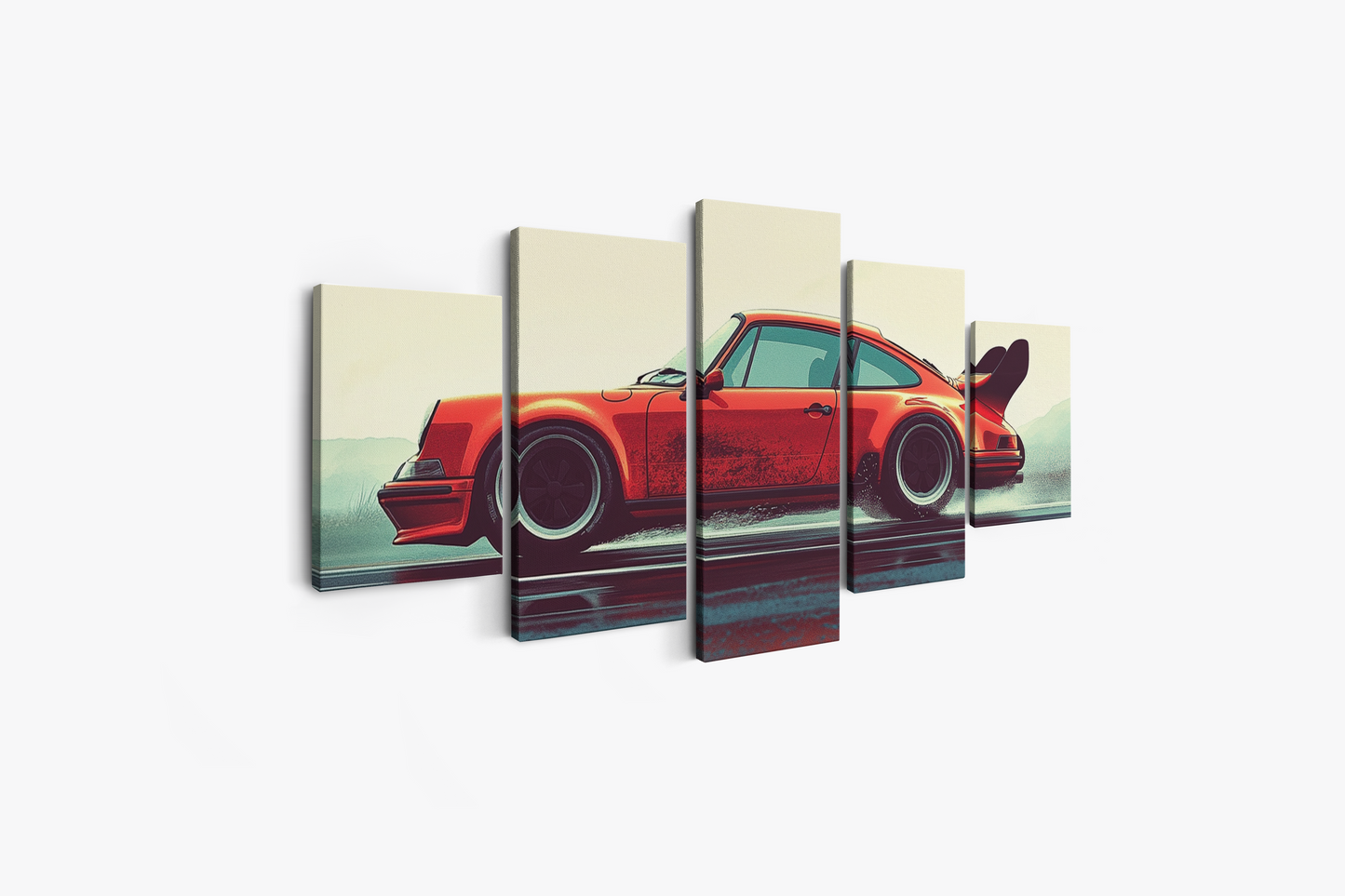 PORSCHE CAR WALL ART