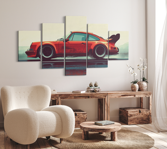 PORSCHE CAR WALL ART