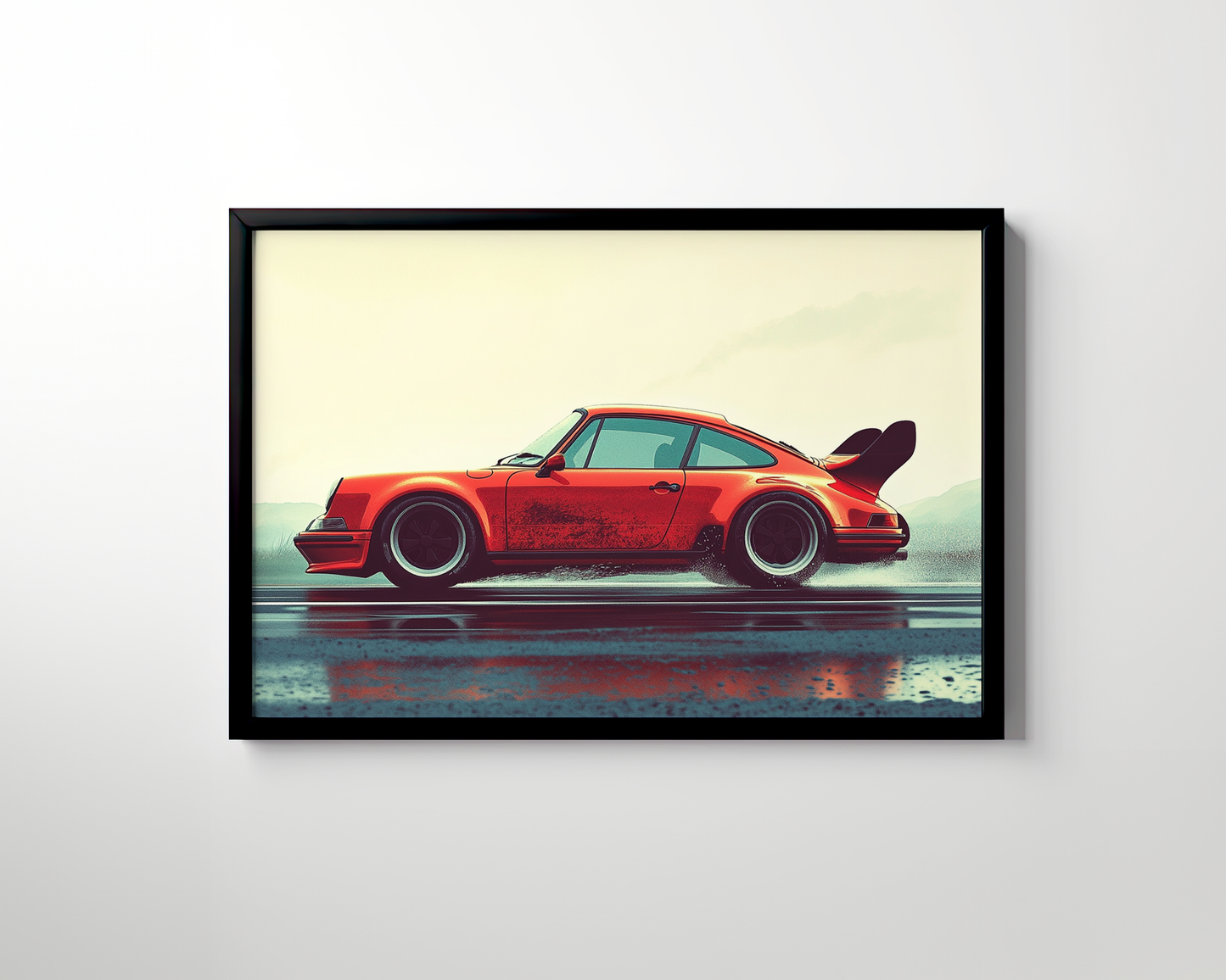 PORSCHE CAR WALL ART