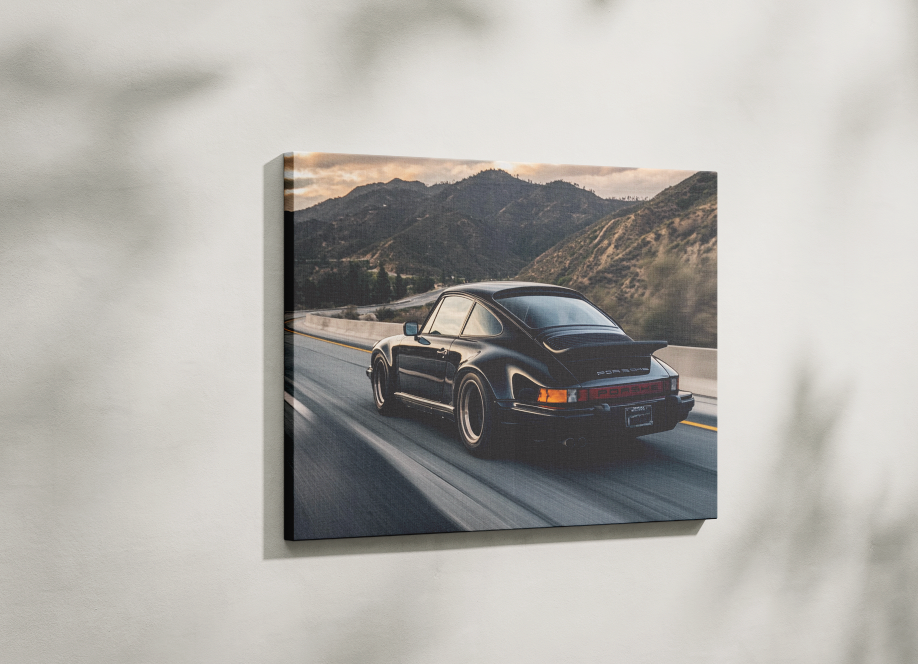 PORSCHE CAR WALL ART