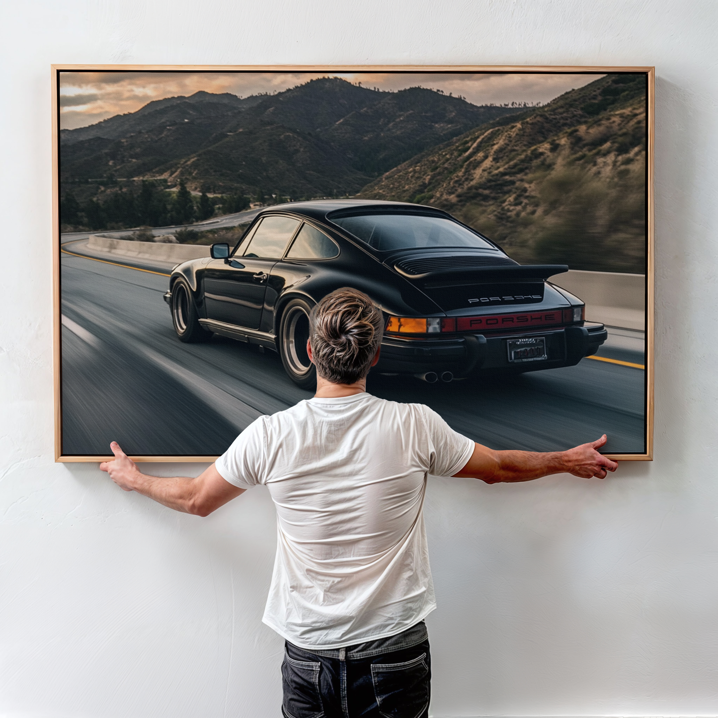 PORSCHE CAR WALL ART