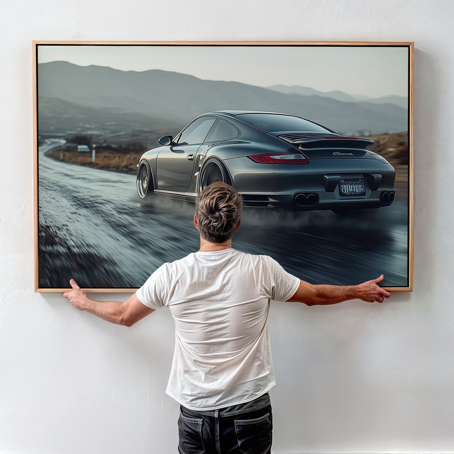 PORSCHE CAR WALL ART