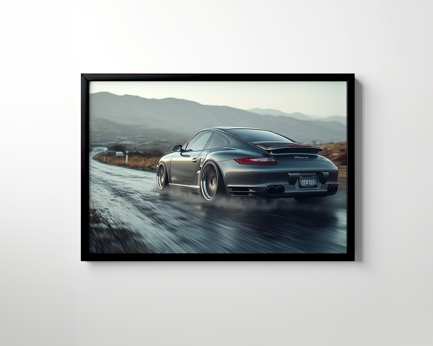 PORSCHE CAR WALL ART