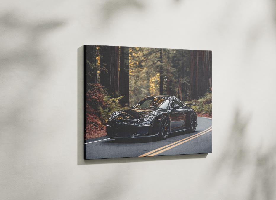 PORSCHE CAR WALL ART