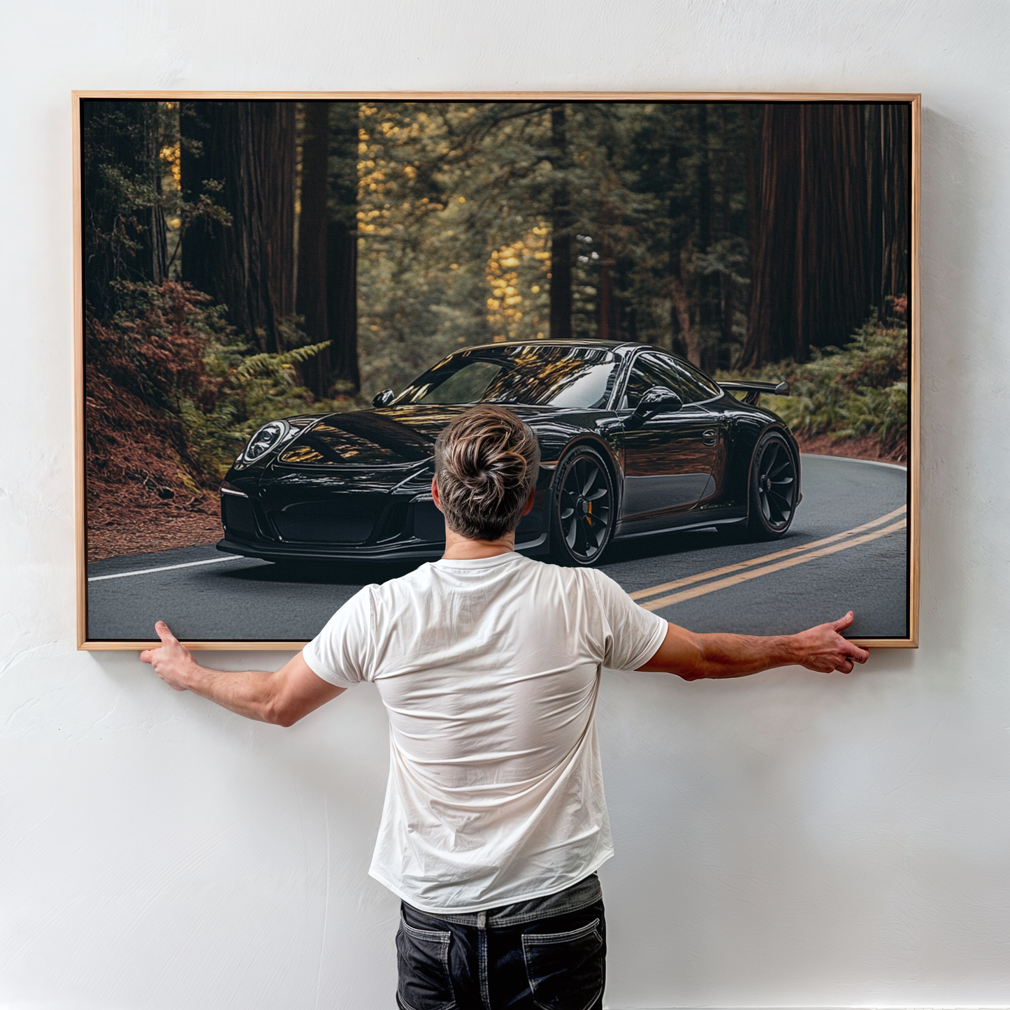 PORSCHE CAR WALL ART