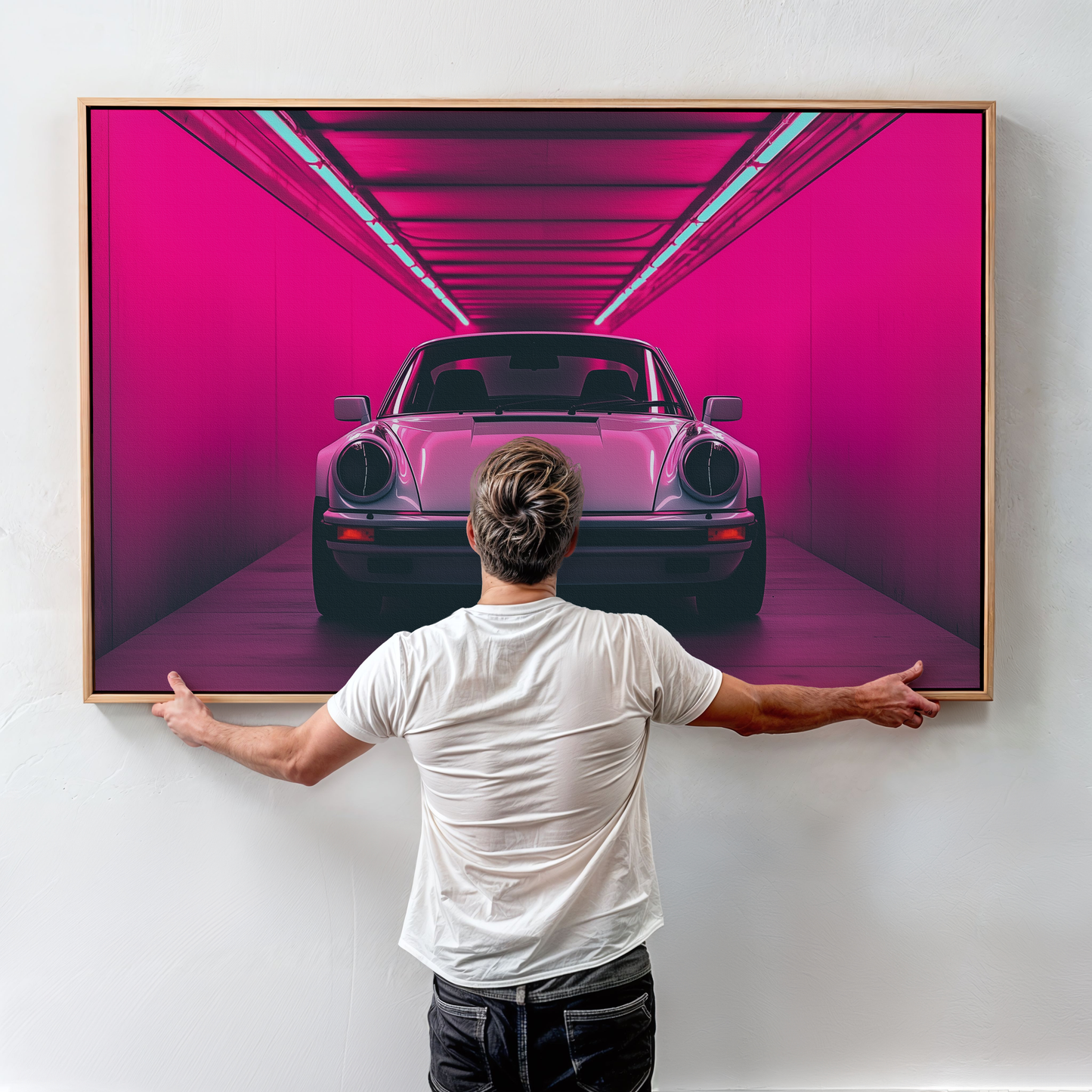 PORSCHE CAR WALL ART