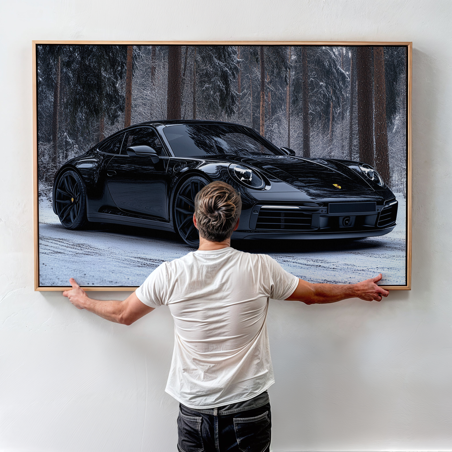 PORSCHE CAR WALL ART