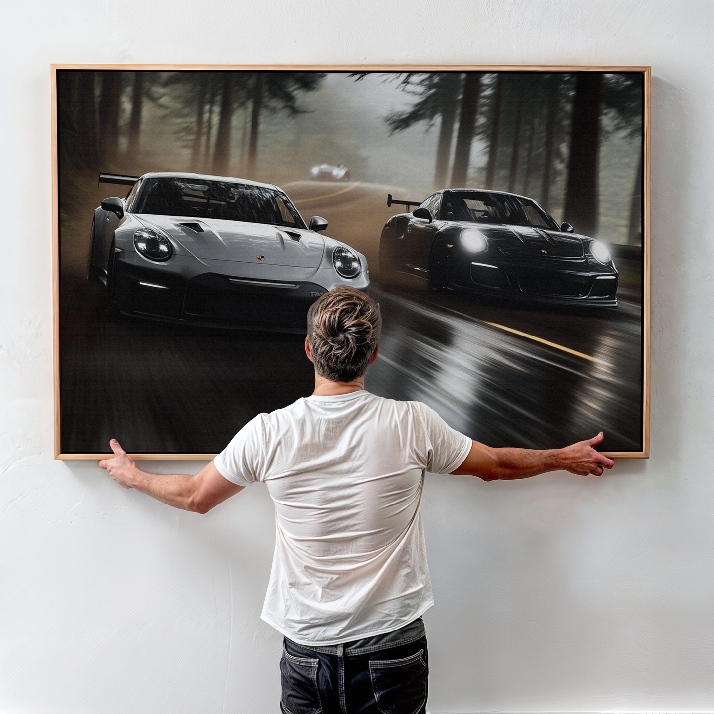 PORSCHE CAR WALL ART