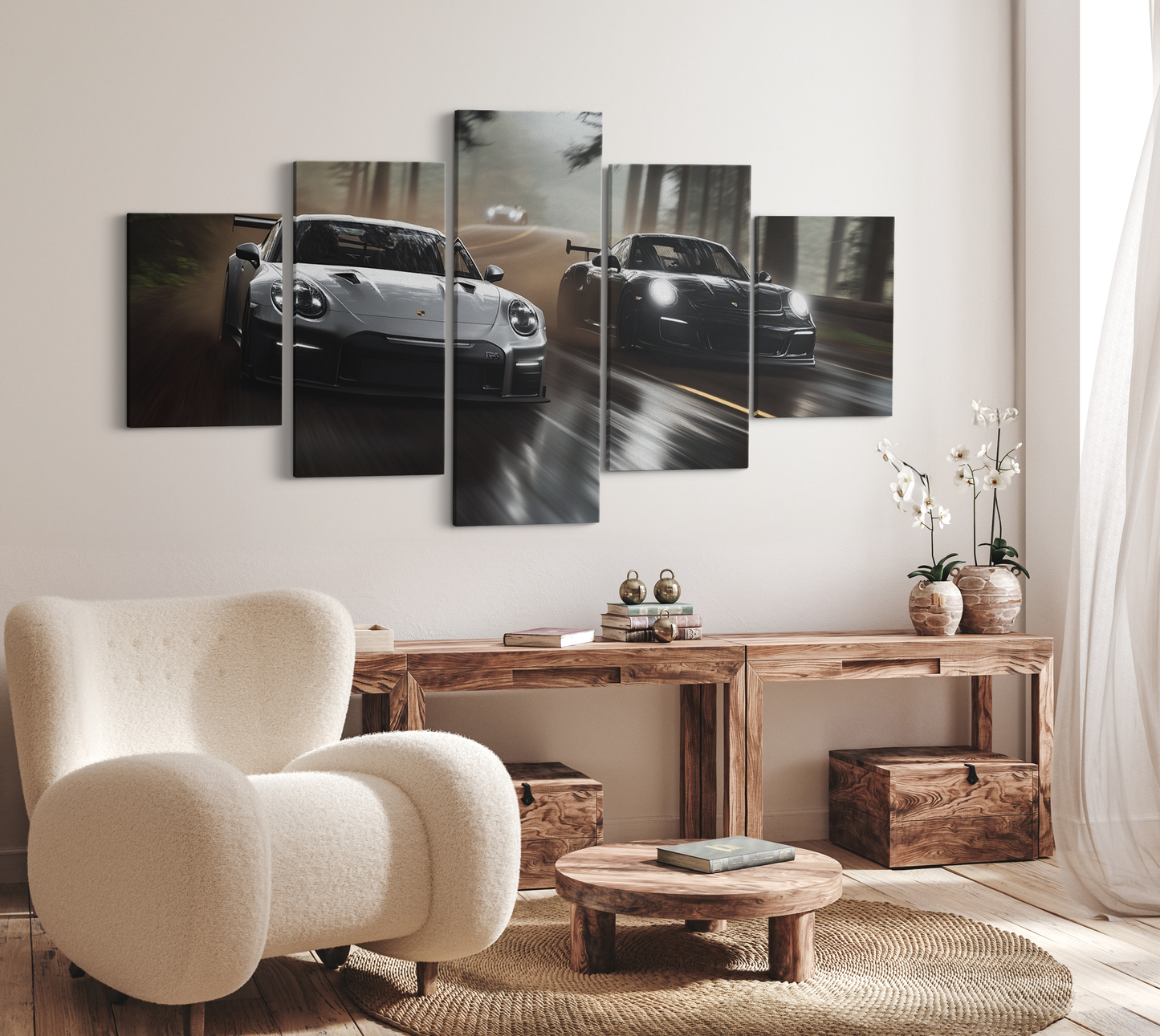 PORSCHE CAR WALL ART