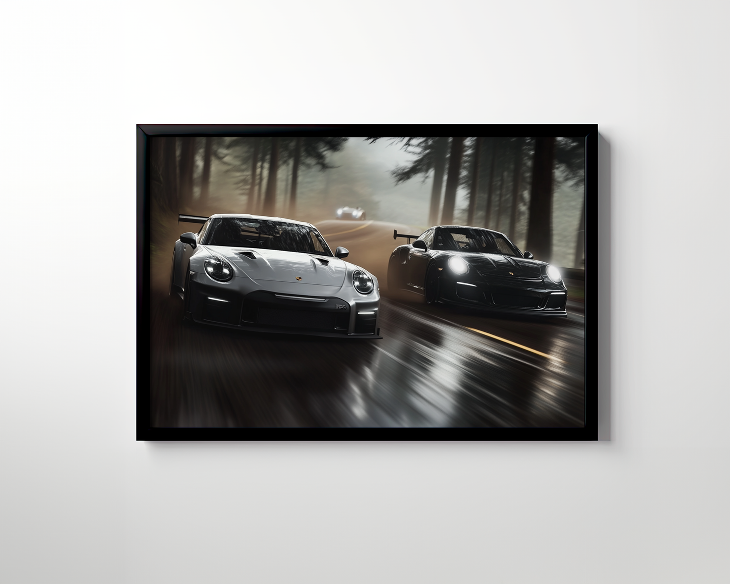 PORSCHE CAR WALL ART