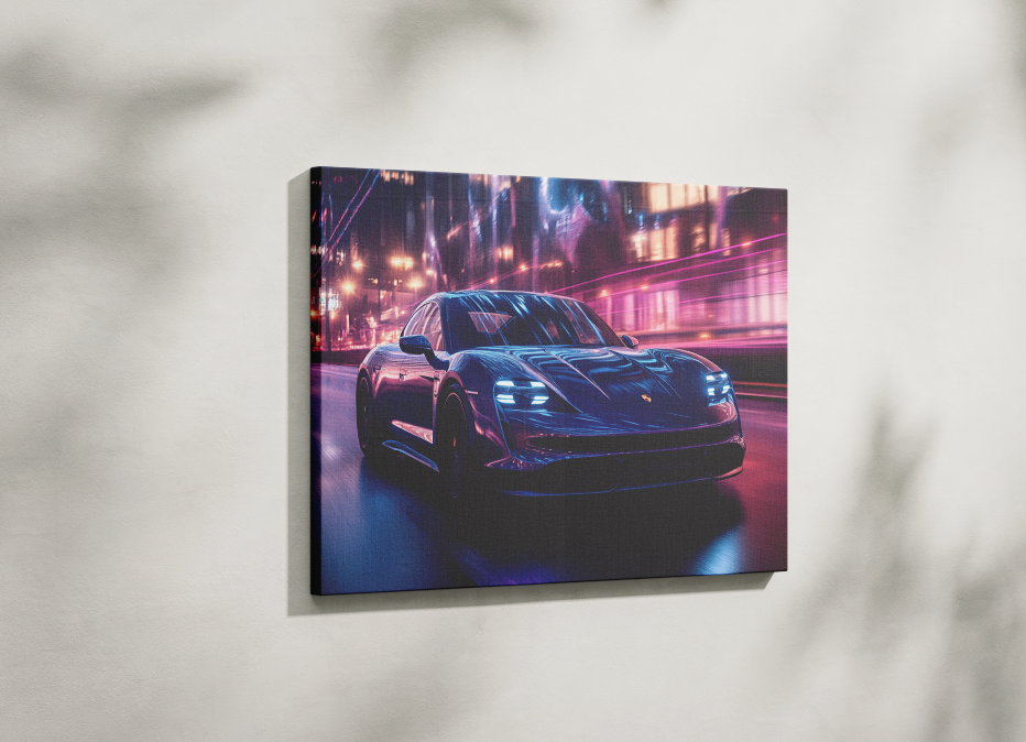 PORSCHE CAR WALL ART