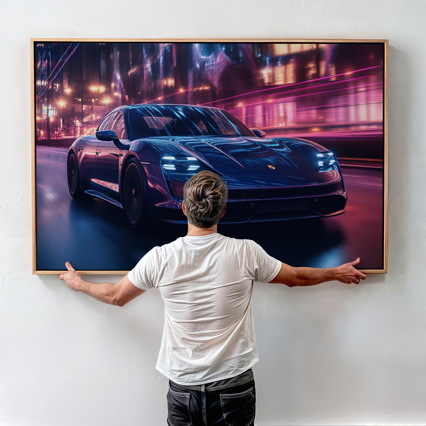 PORSCHE CAR WALL ART