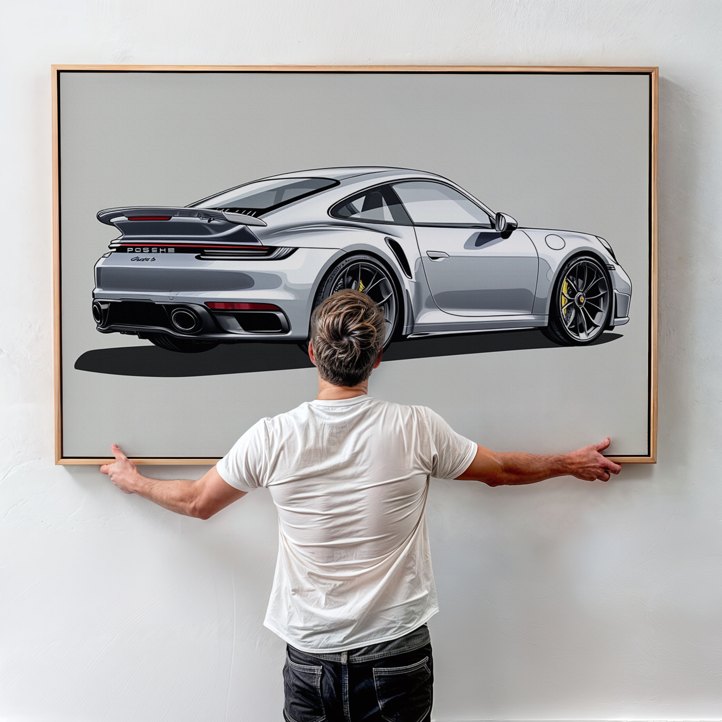 PORSCHE CAR WALL ART