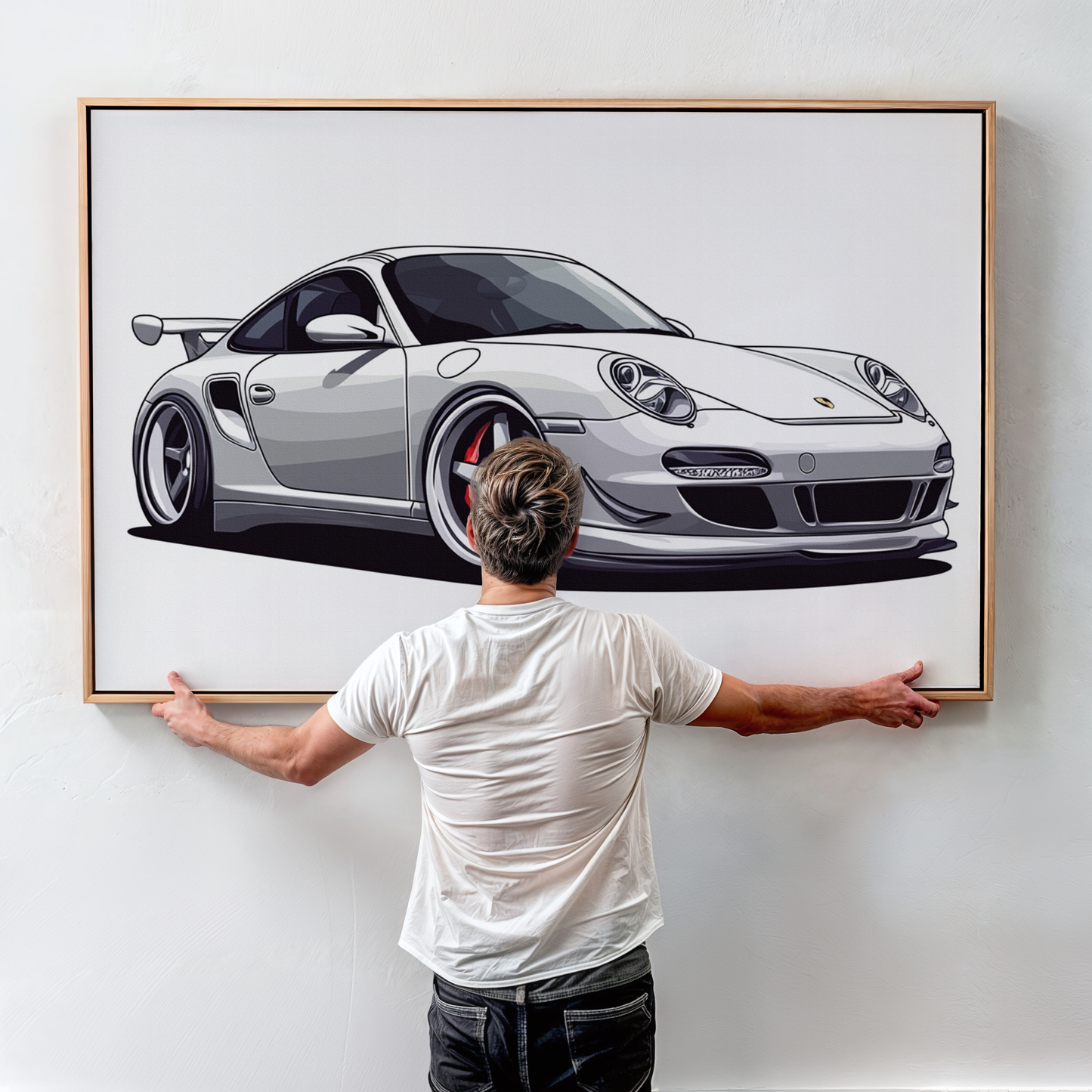 PORSCHE CAR WALL ART