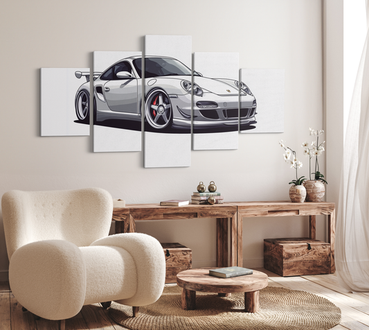 PORSCHE CAR WALL ART