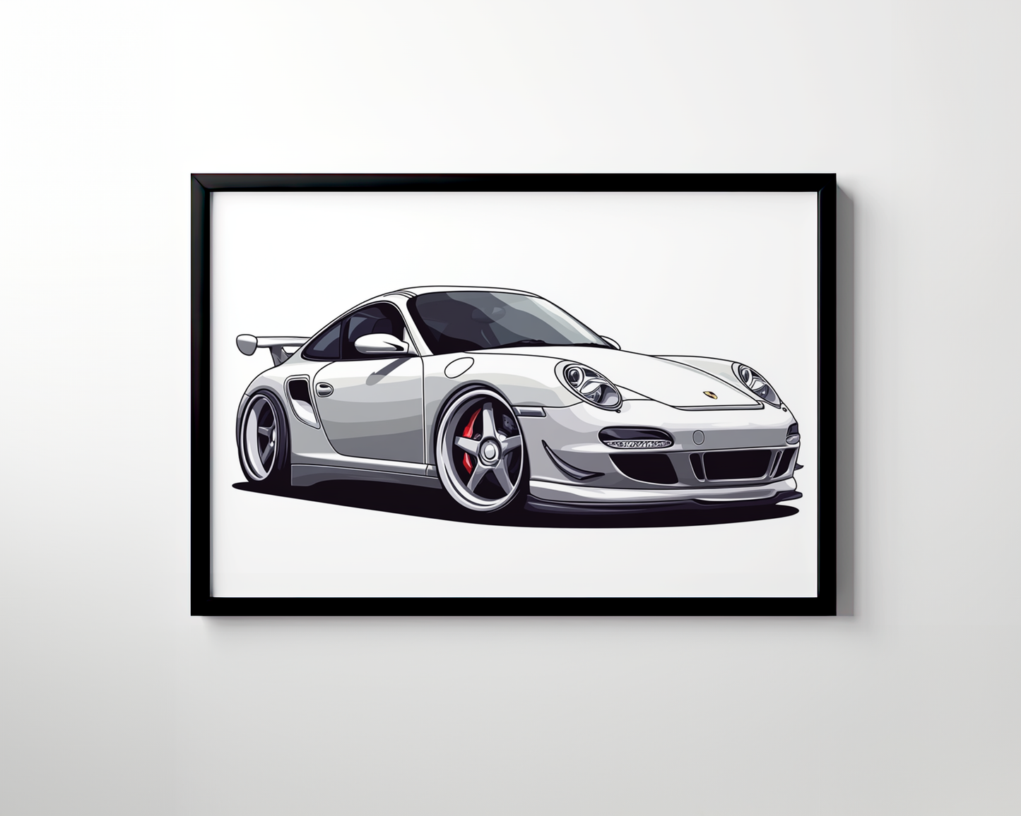 PORSCHE CAR WALL ART