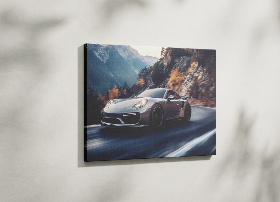 PORSCHE CAR WALL ART