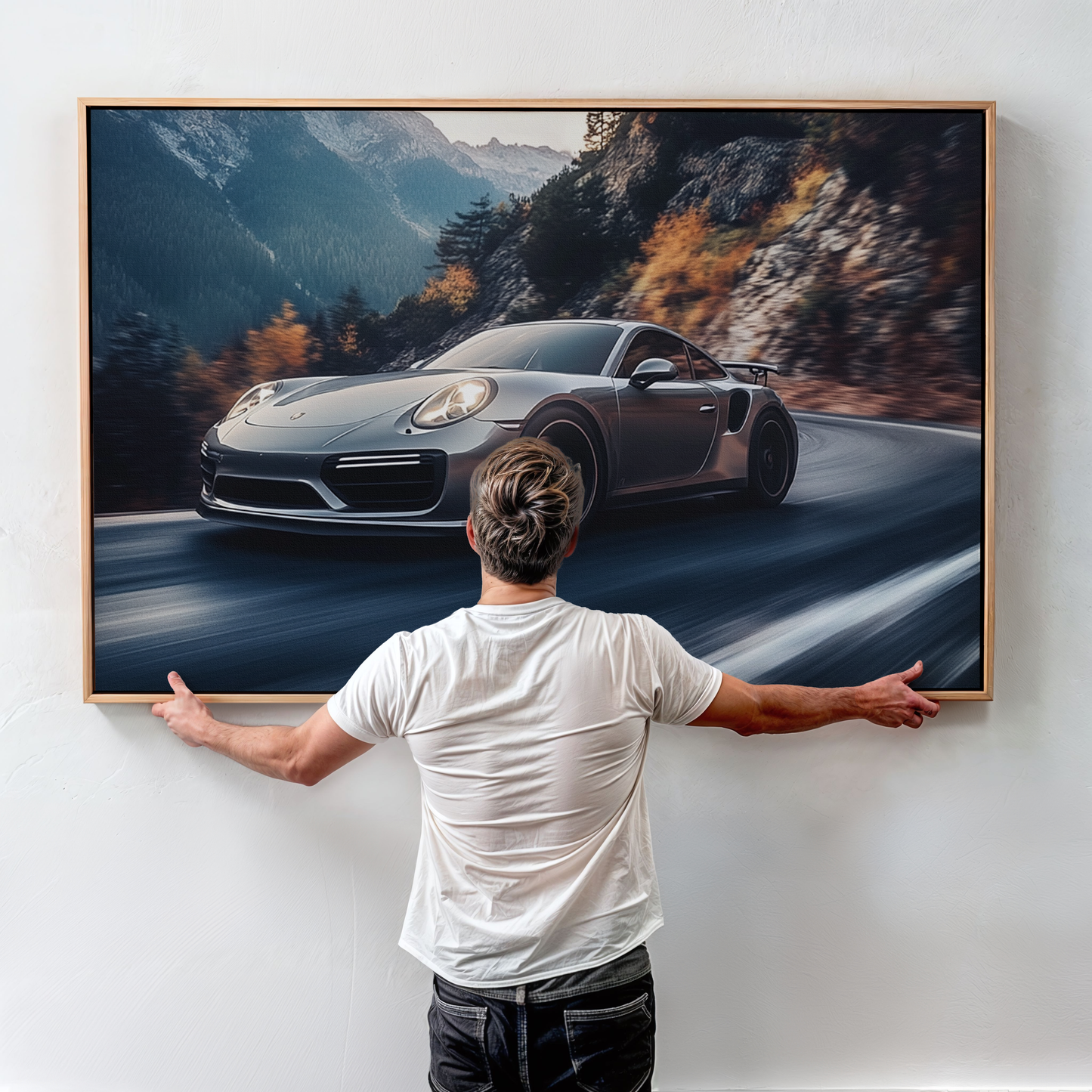 PORSCHE CAR WALL ART