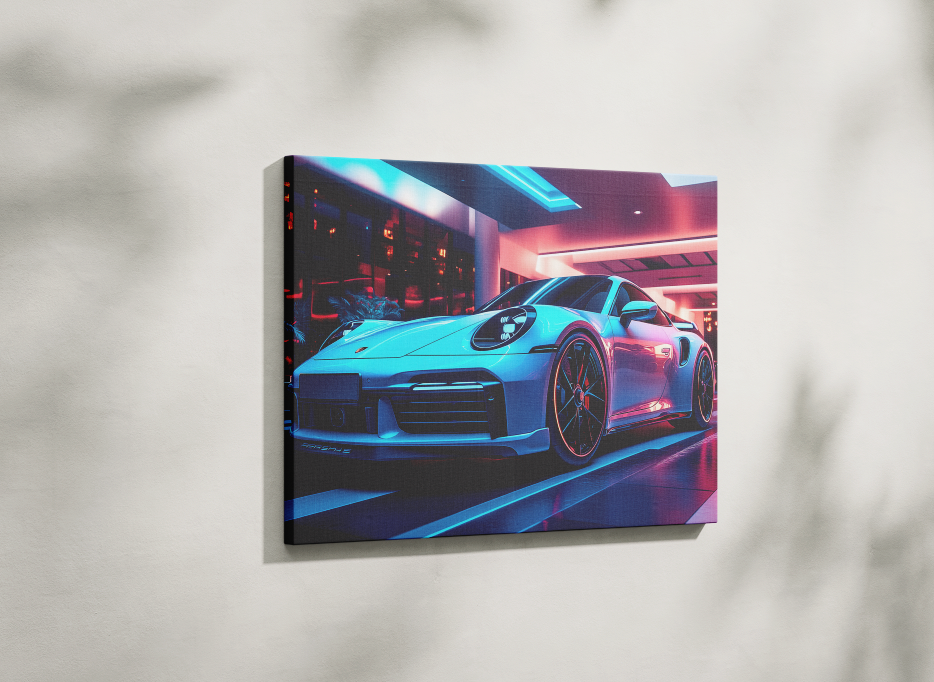 PORSCHE CAR WALL ART