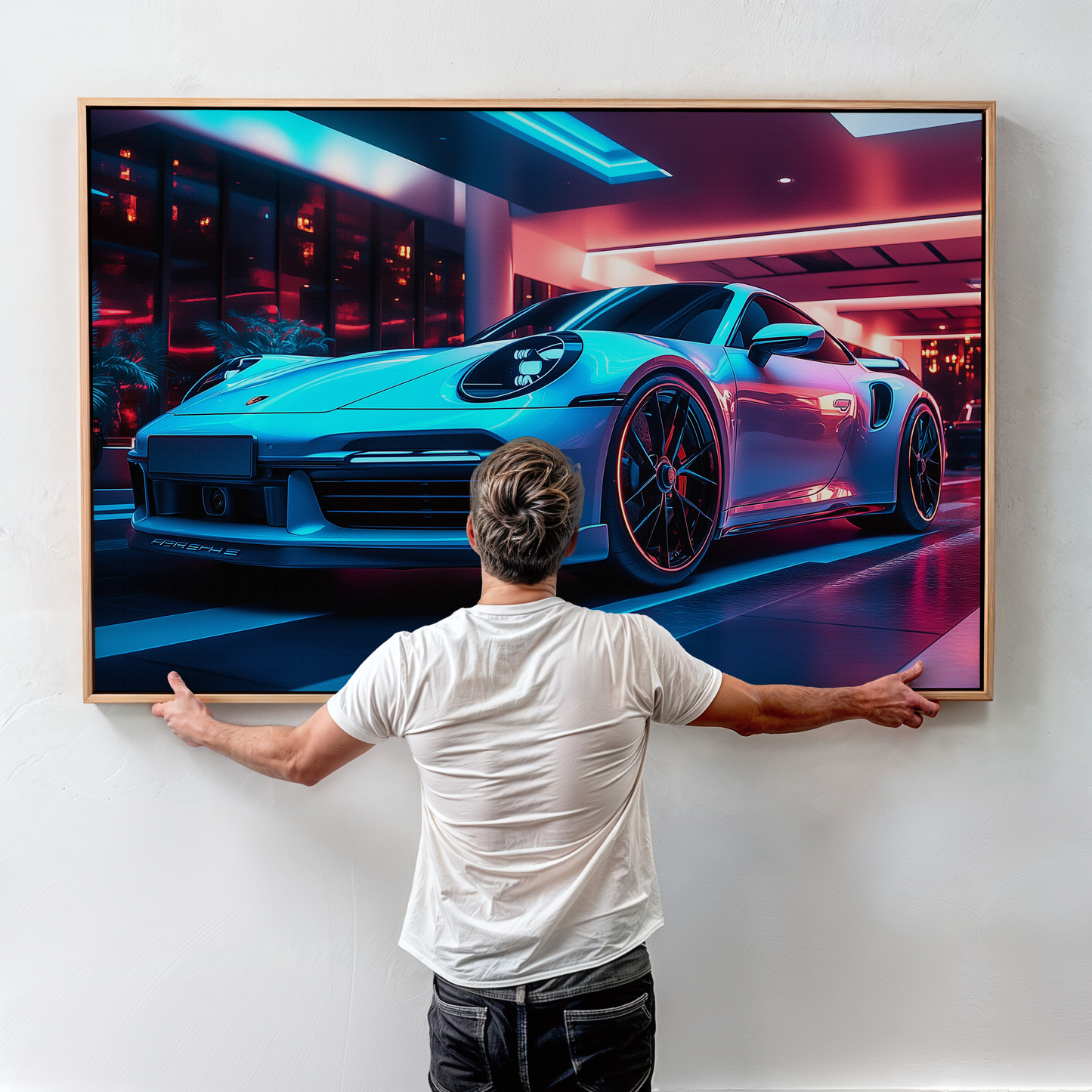 PORSCHE CAR WALL ART