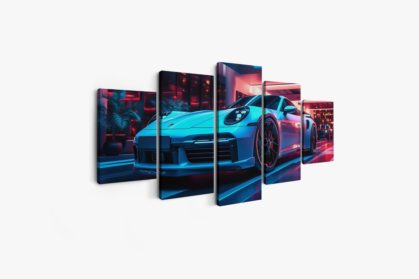 PORSCHE CAR WALL ART