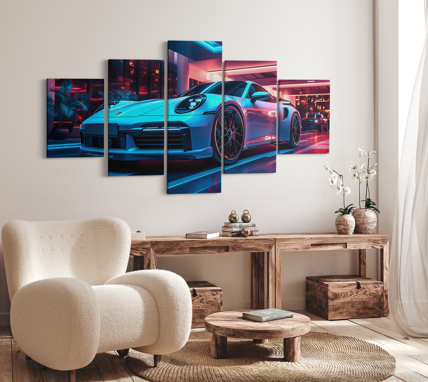 PORSCHE CAR WALL ART