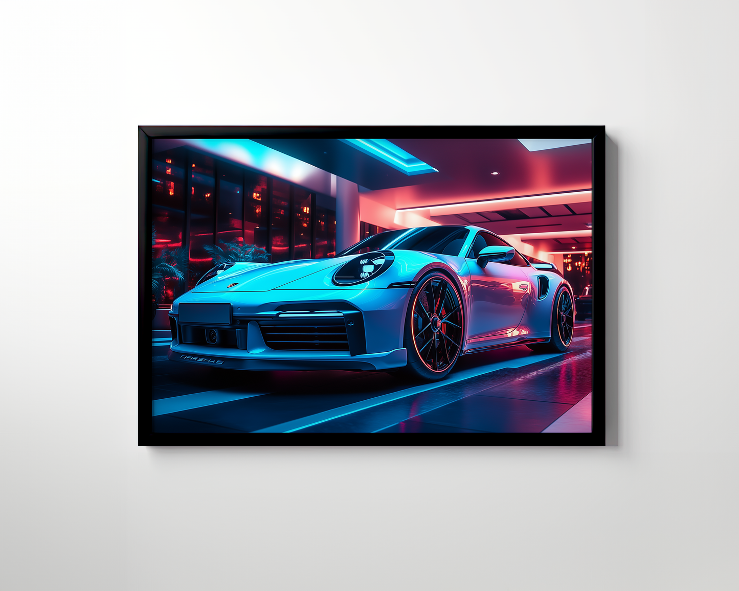 PORSCHE CAR WALL ART