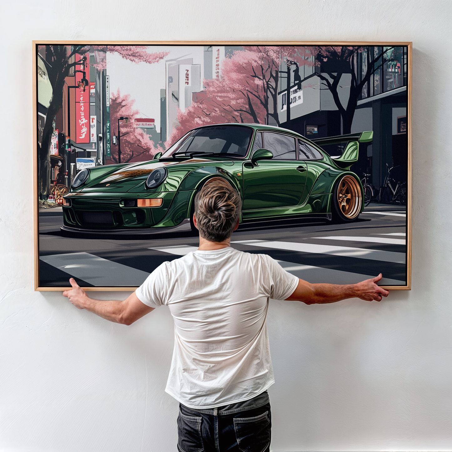 PORSCHE CAR WALL ART