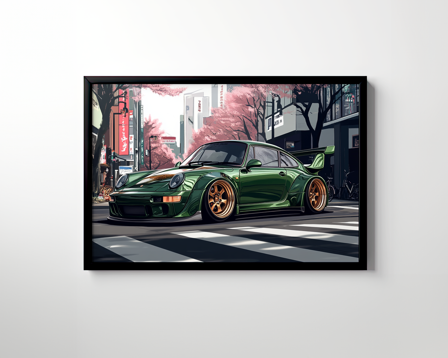 PORSCHE CAR WALL ART