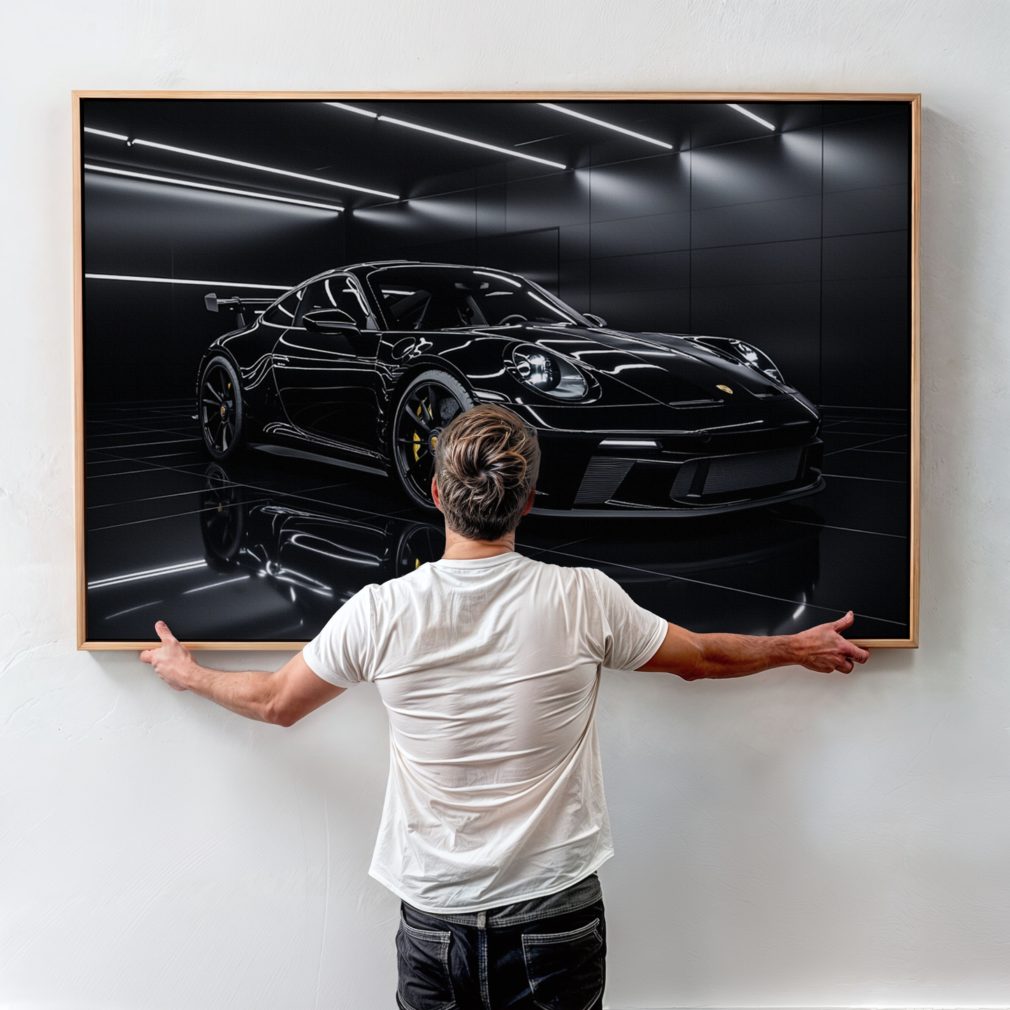 PORSCHE CAR WALL ART