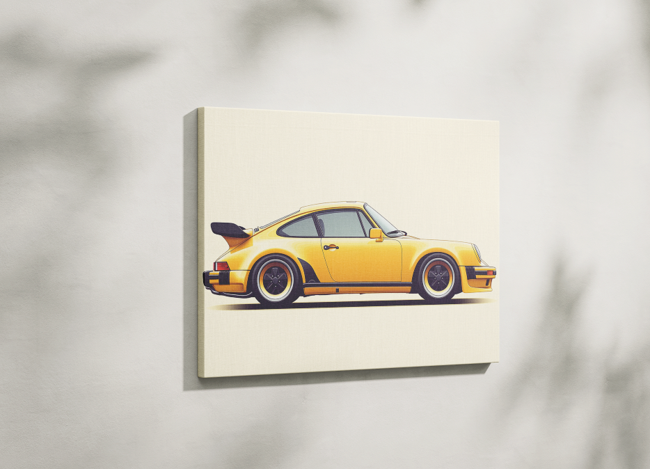 PORSCHE CAR WALL ART