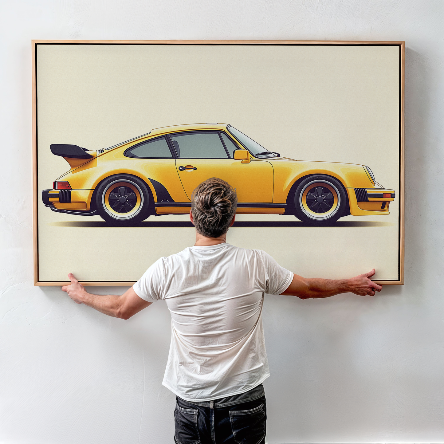 PORSCHE CAR WALL ART