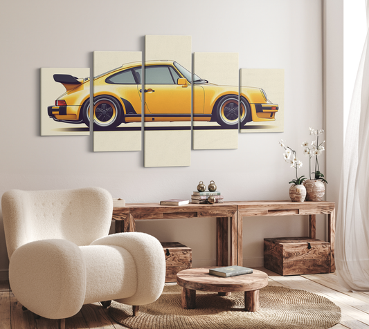 PORSCHE CAR WALL ART