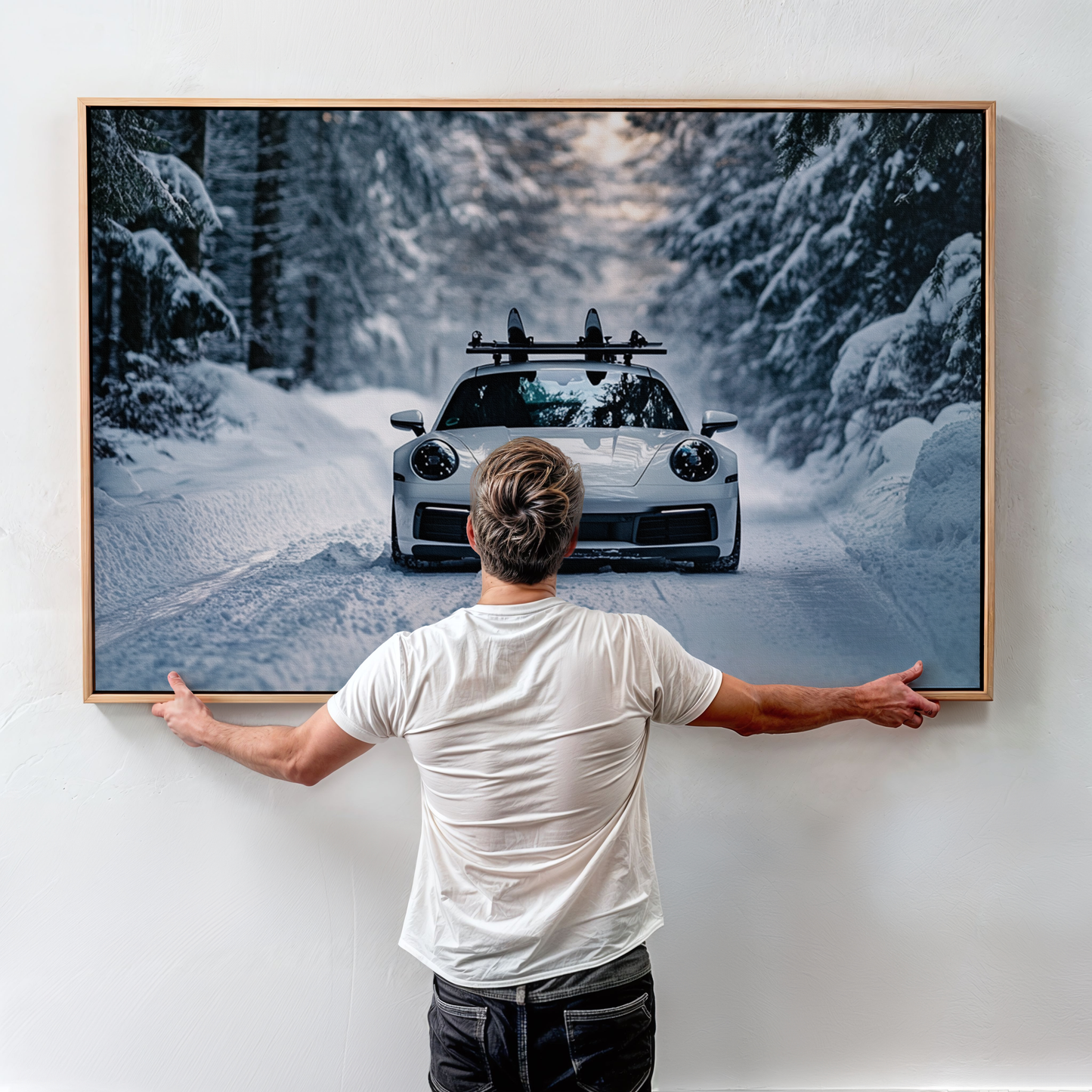 PORSCHE CAR WALL ART