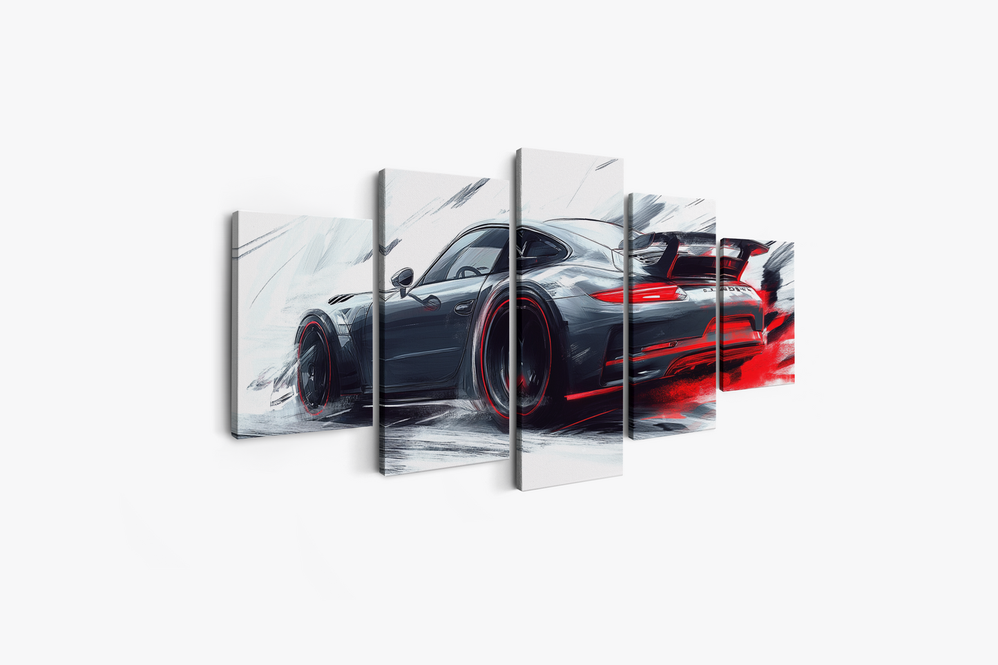 PORSCHE CAR WALL ART