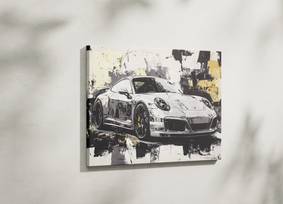 PORSCHE CAR WALL ART