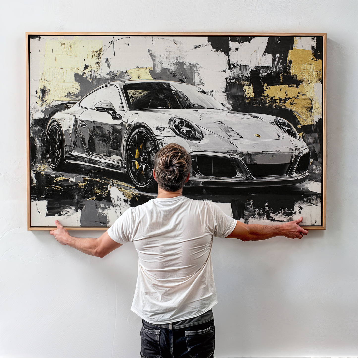 PORSCHE CAR WALL ART