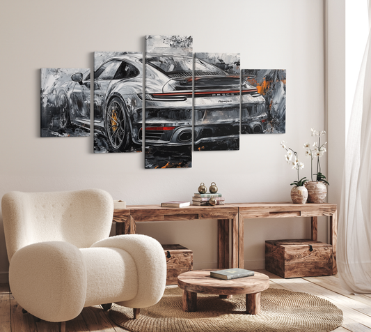 PORSCHE CAR WALL ART