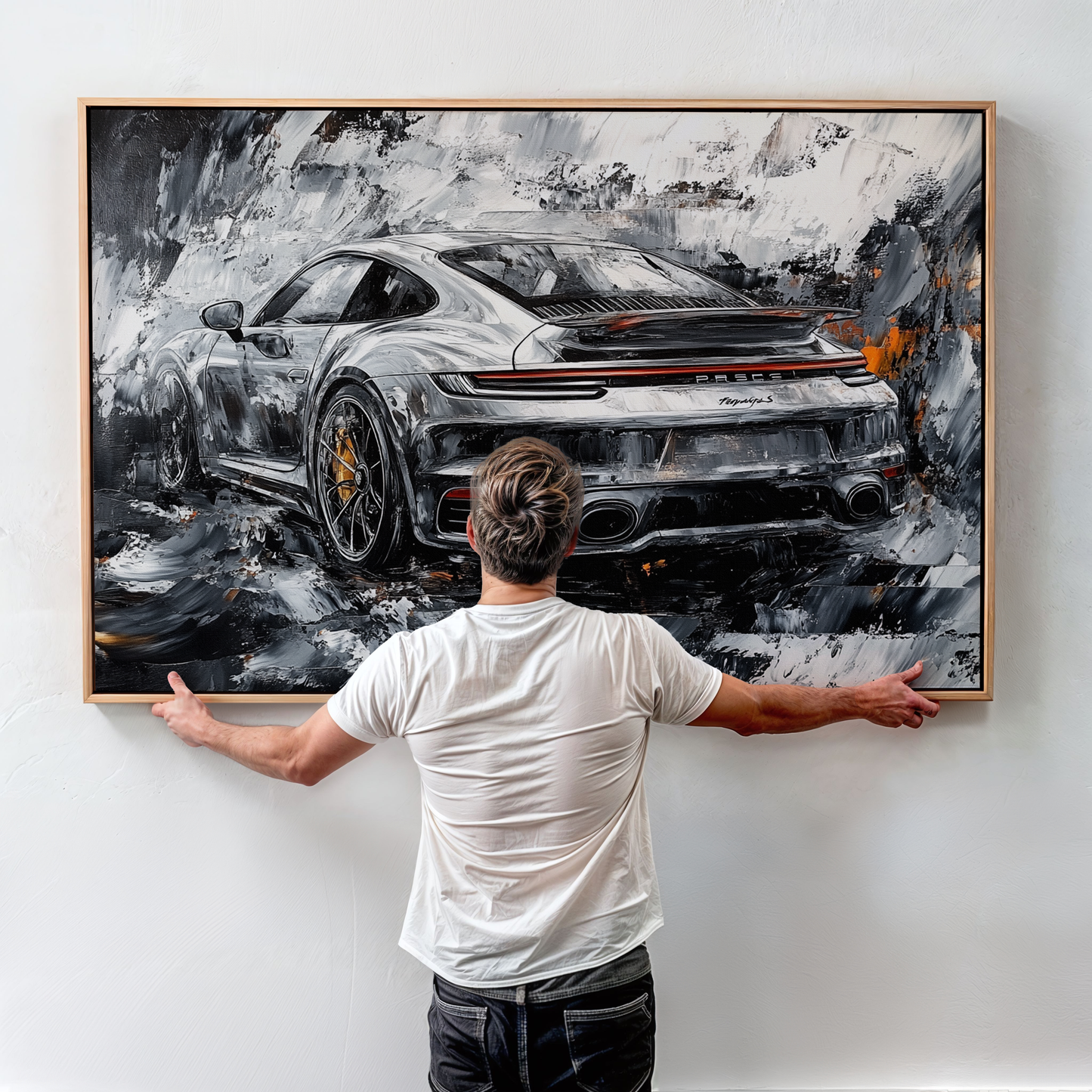 PORSCHE CAR WALL ART