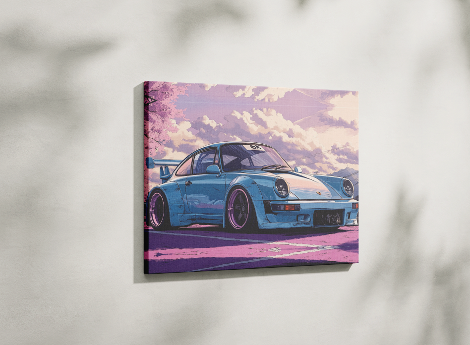 PORSCHE CAR WALL ART