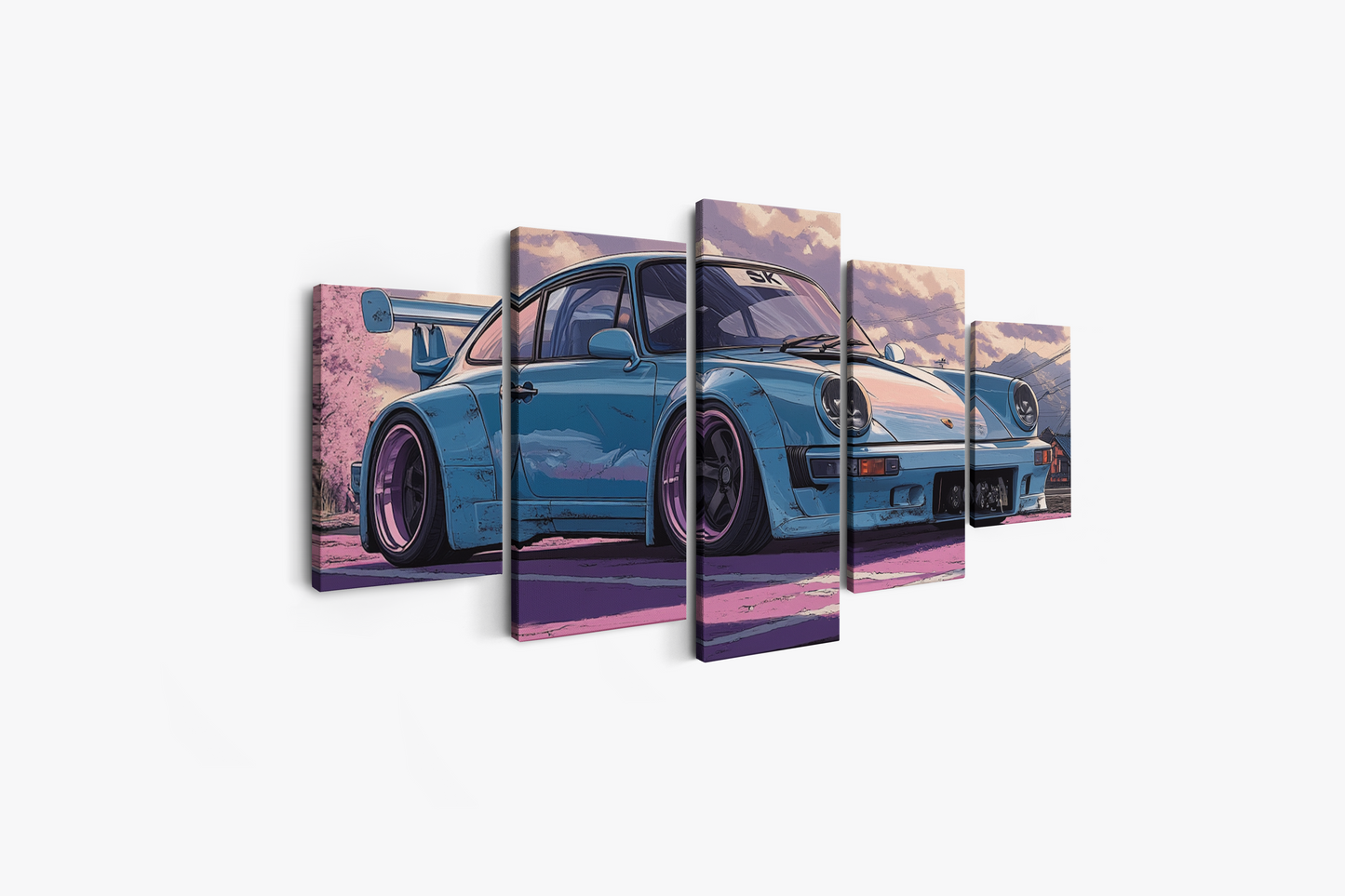 PORSCHE CAR WALL ART