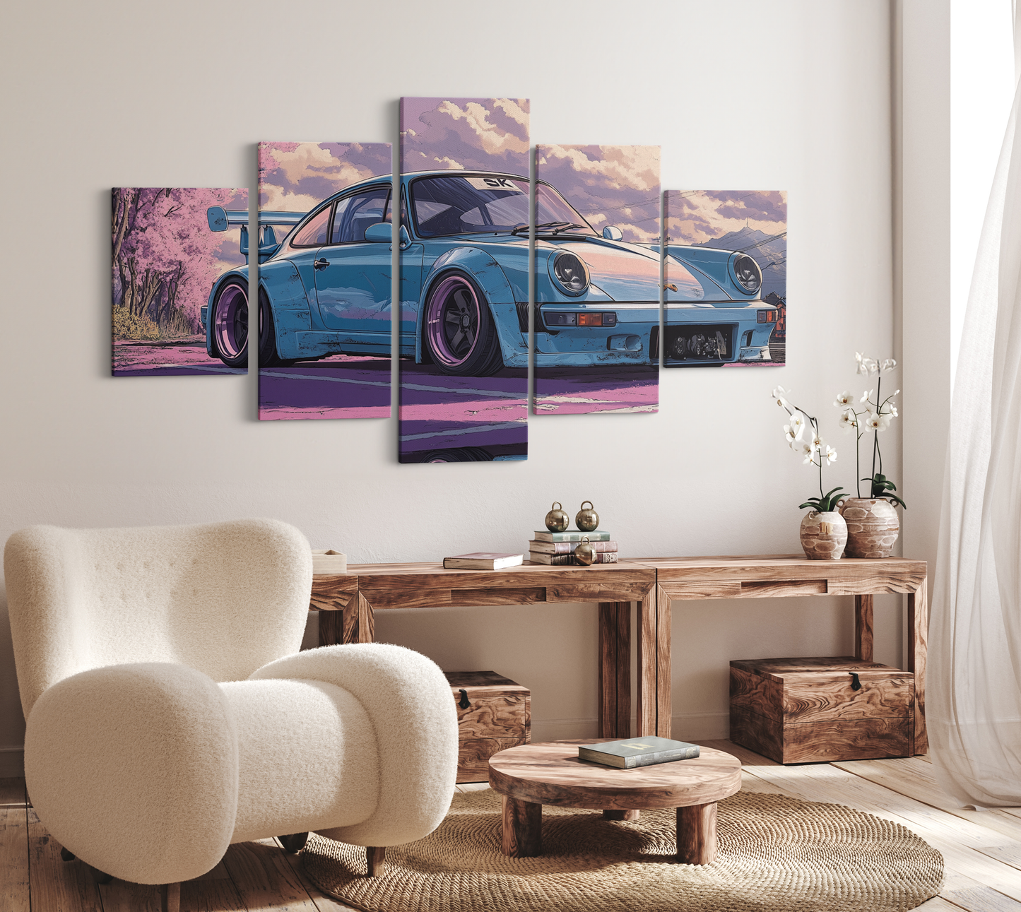 PORSCHE CAR WALL ART