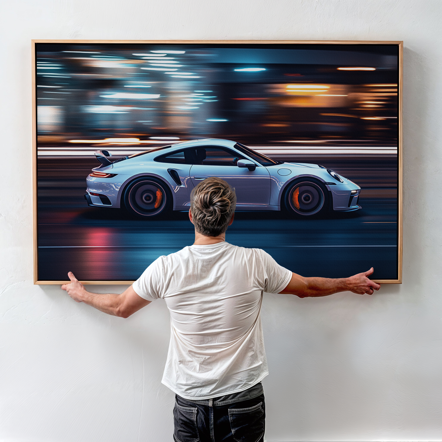 PORSCHE CAR WALL ART