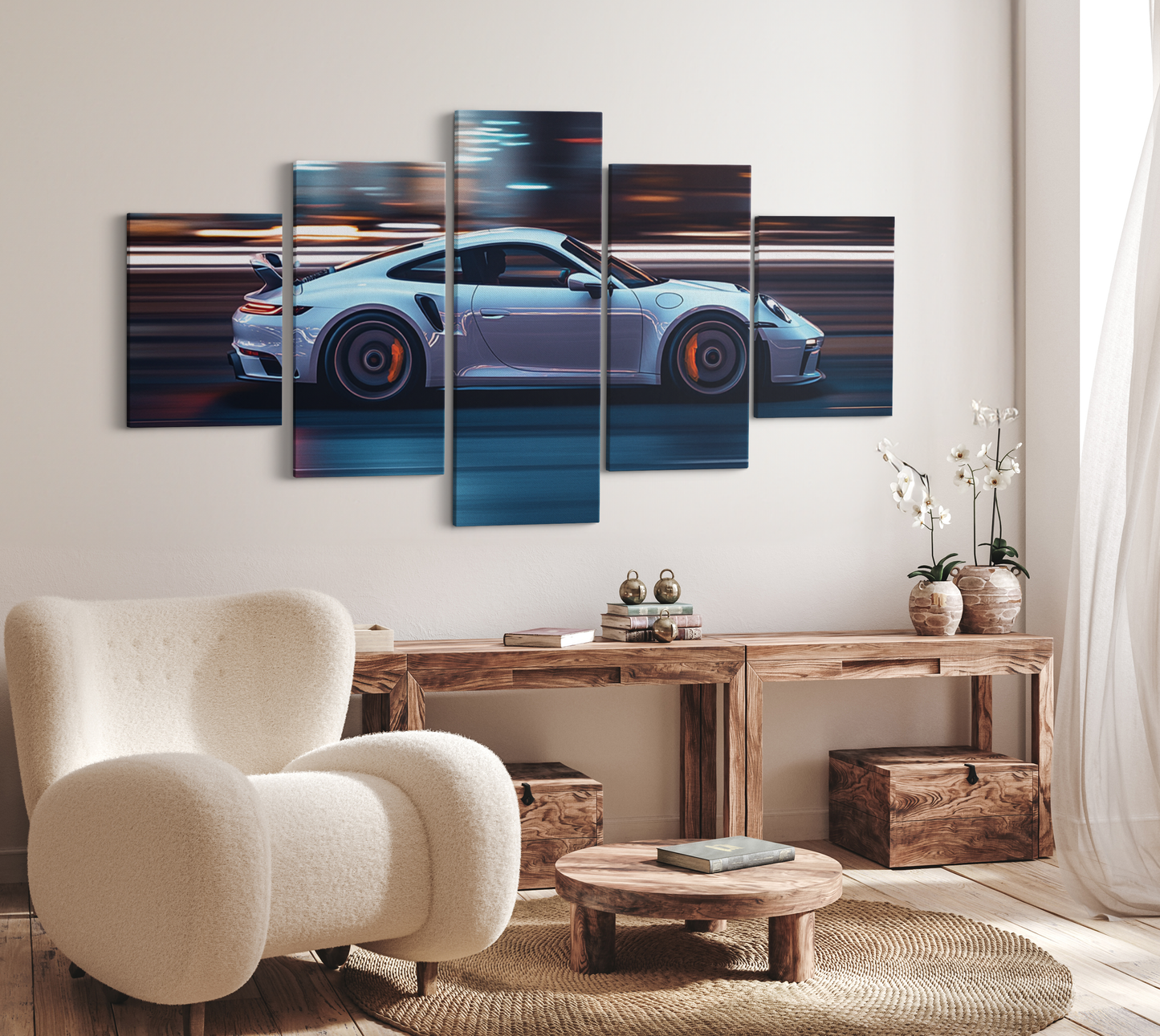 PORSCHE CAR WALL ART