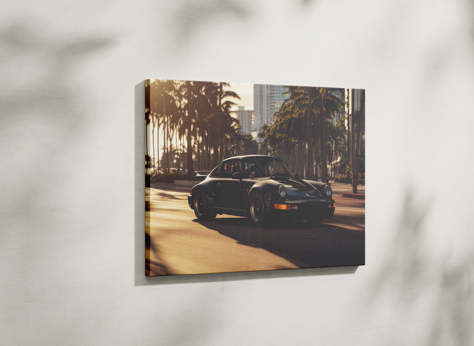 PORSCHE CAR WALL ART