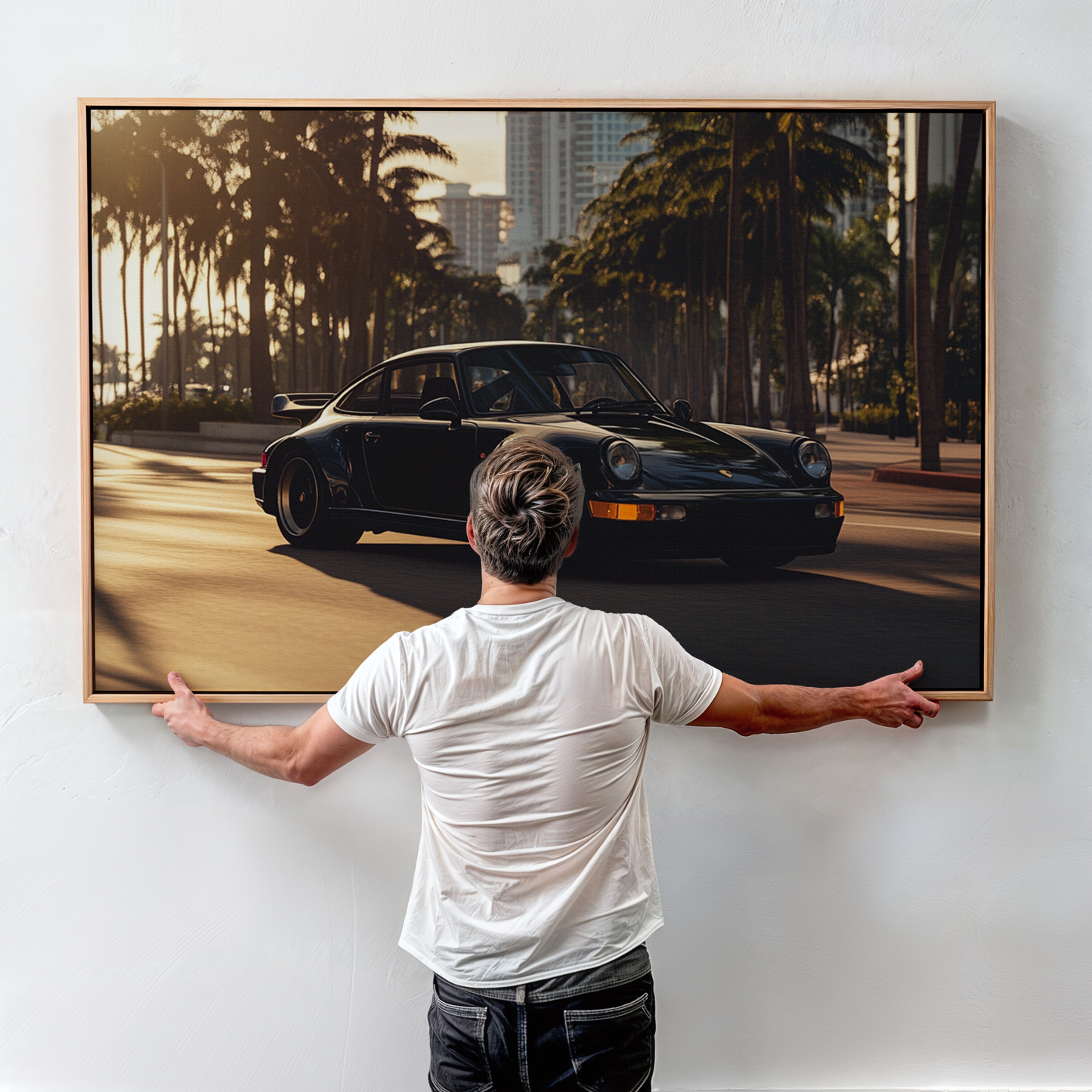 PORSCHE CAR WALL ART