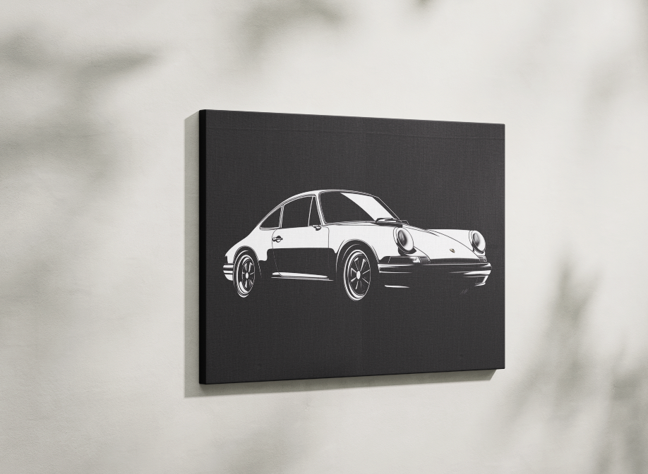 PORSCHE CAR WALL ART